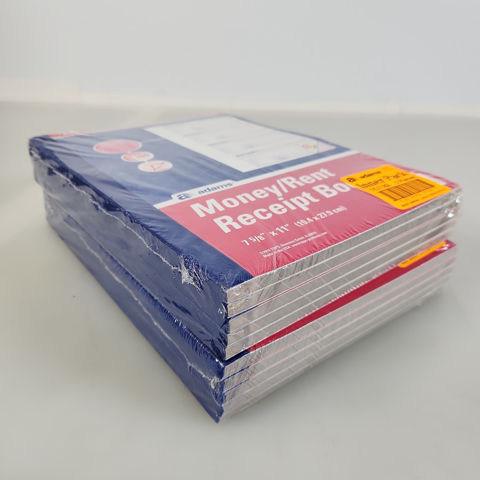Lot 10 Adams TC1182 Money and Rent Receipt Books 3-Part Carbonless 7-5/8″x 11″