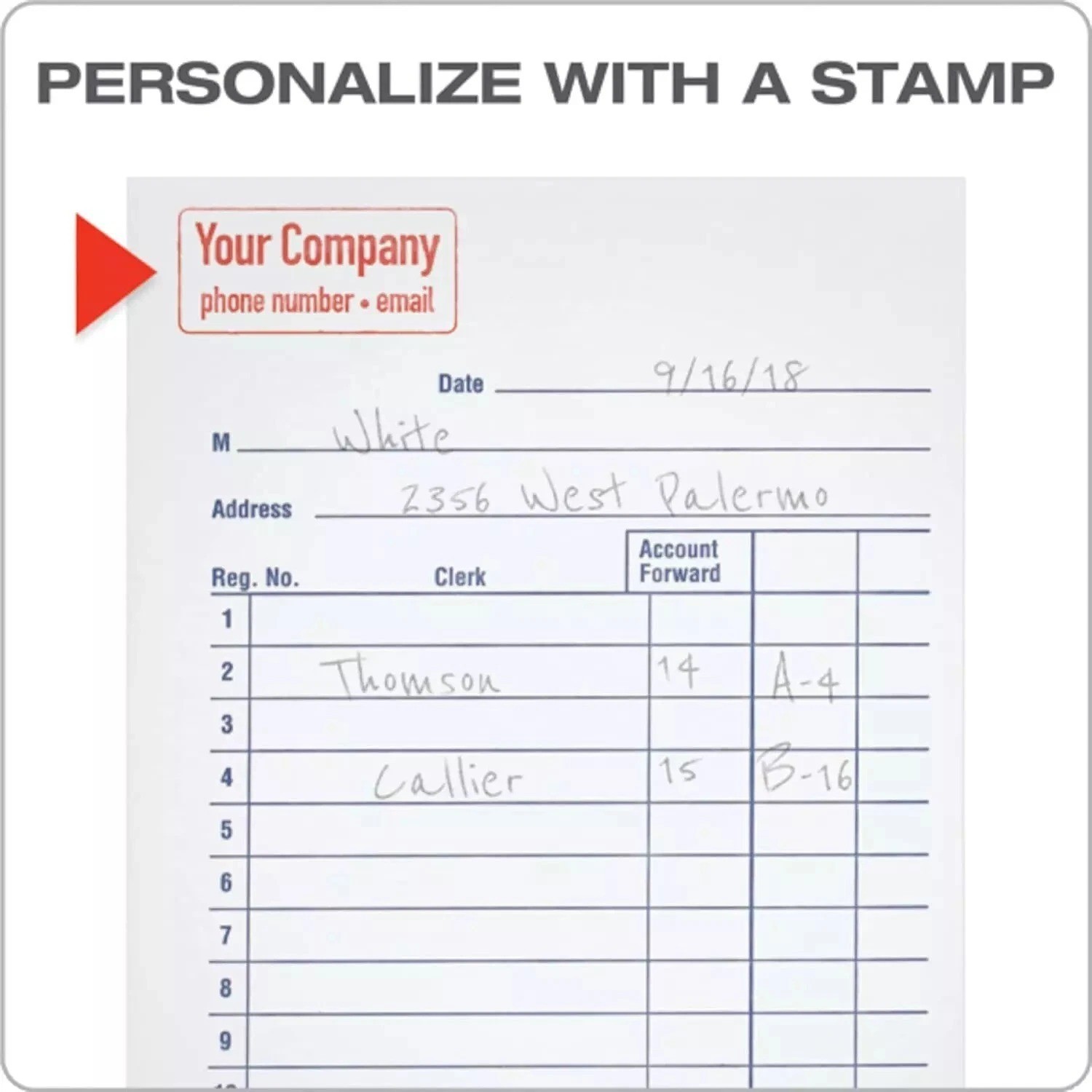 **Adams General Purpose Sales Book, Carbonless, (Pack Of 10) (DC3510)** The book