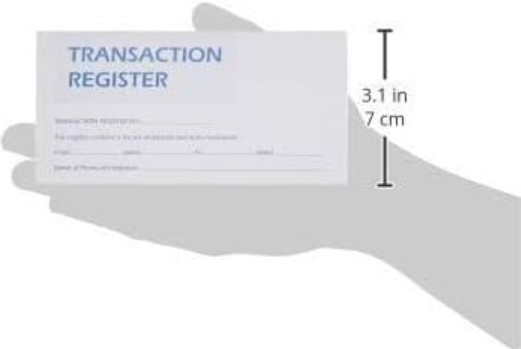 12 Checkbook Transaction Registers 2025-2026-2027 Calendars Check Book Bank …