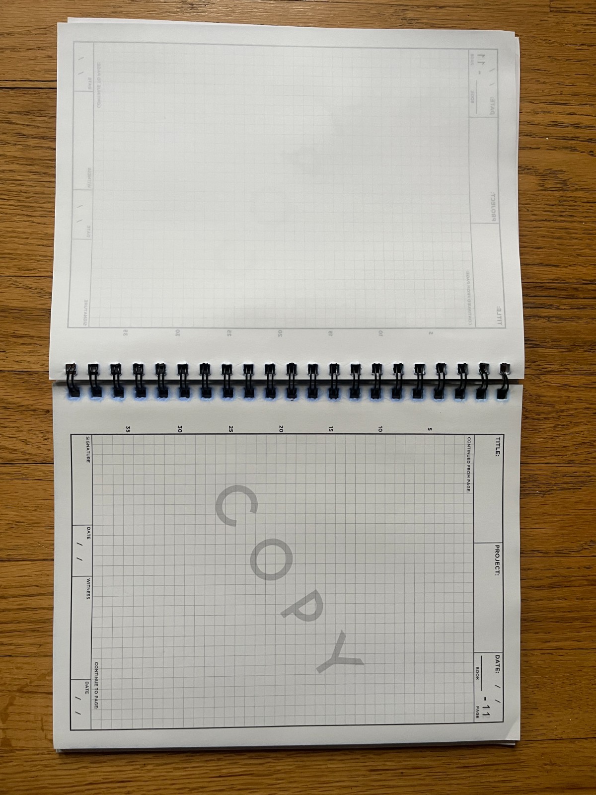 Carbonless Laboratory Notebook , 100 Sheets, Engineering Paper (1 new + )