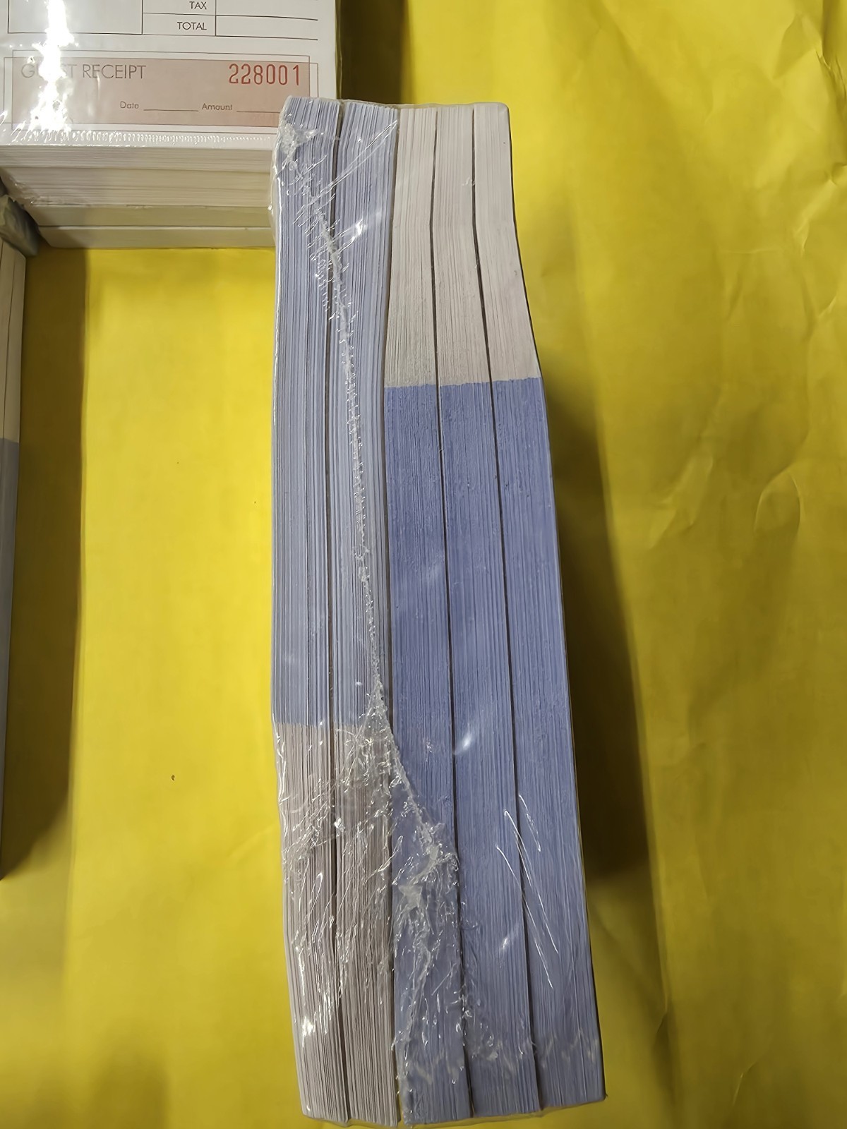 Guest Check Receipt Books 2-Part 50 set per book-40 Books- 2000 Total