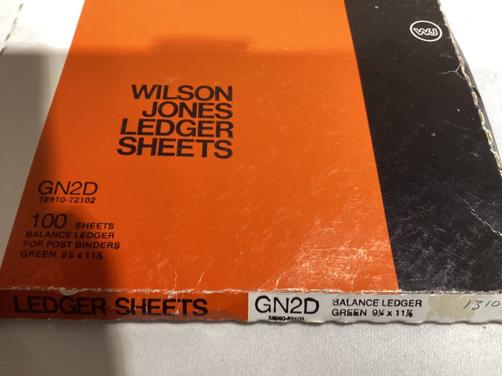 Wilson Jones Balance Ledger Sheets USA 38 Ct New Open Box Green 9 1/4″ x 11 7/8″