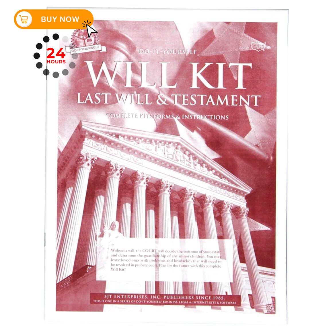 Do-It-Yourself Will Kit – Includes Last & Testament, One Size Fits All