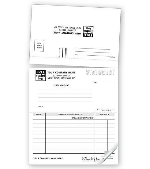 100 Classic Statement w/ Return Envelope / Nebs Deluxe No. 705 / 1 Part
