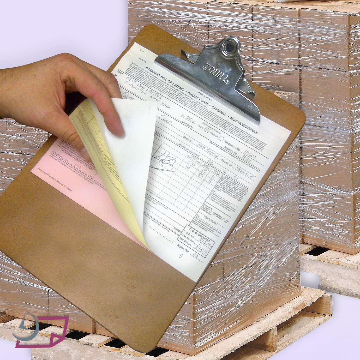 NextDayLabels – Short Form Straight Bill of Lading, 8-1/2 x 7″, 3 Part NCR Ca…