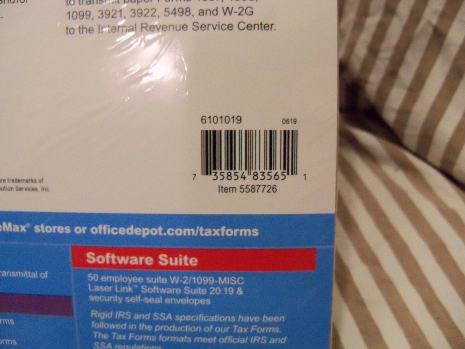 Office Depot 1099-MISC Tax Forms w Envelopes 2019, 4-Part, 10-PK Staples Tax USA