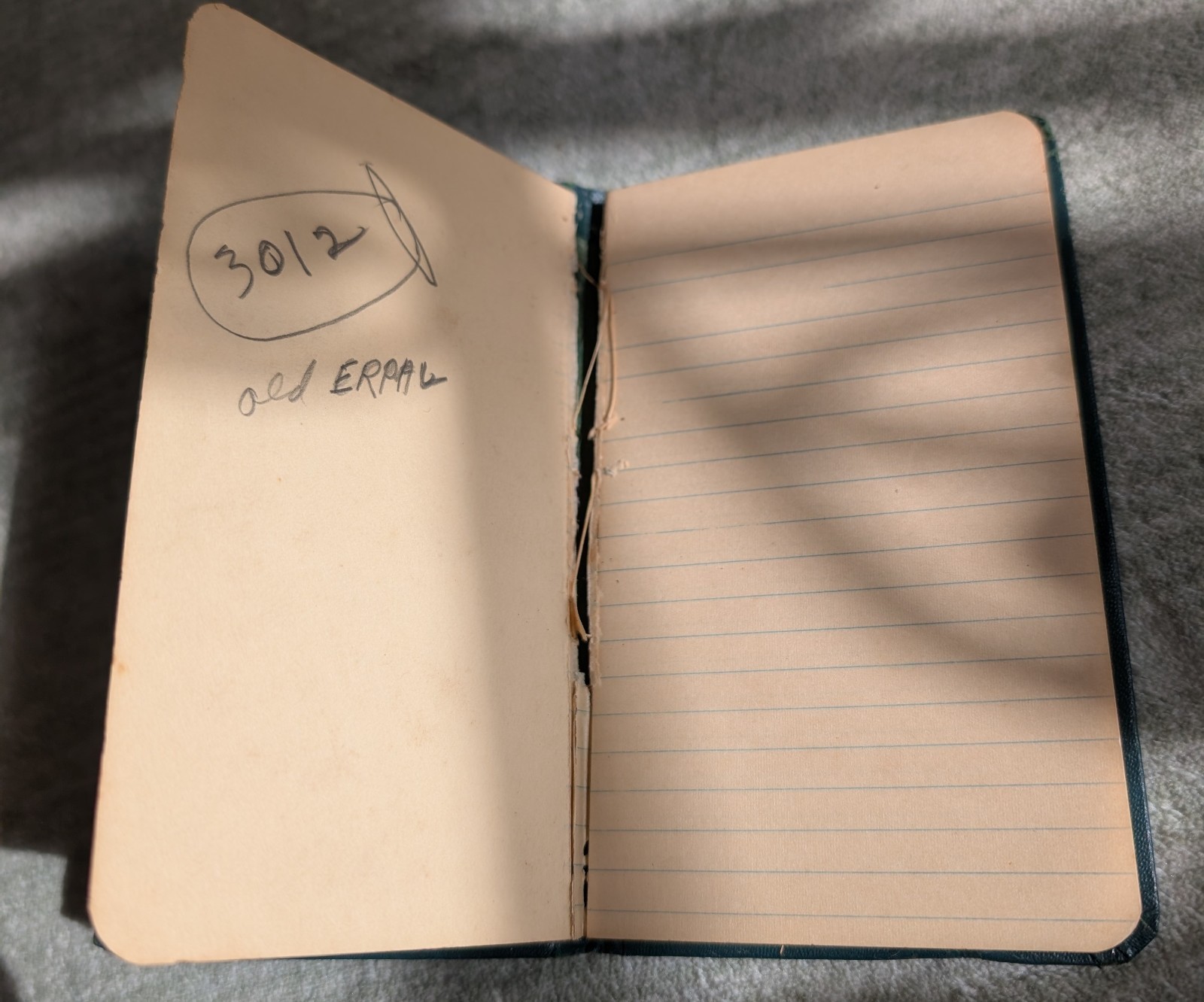 Vintage Memoranda Notebook – Federal Supply Service (FSS)
