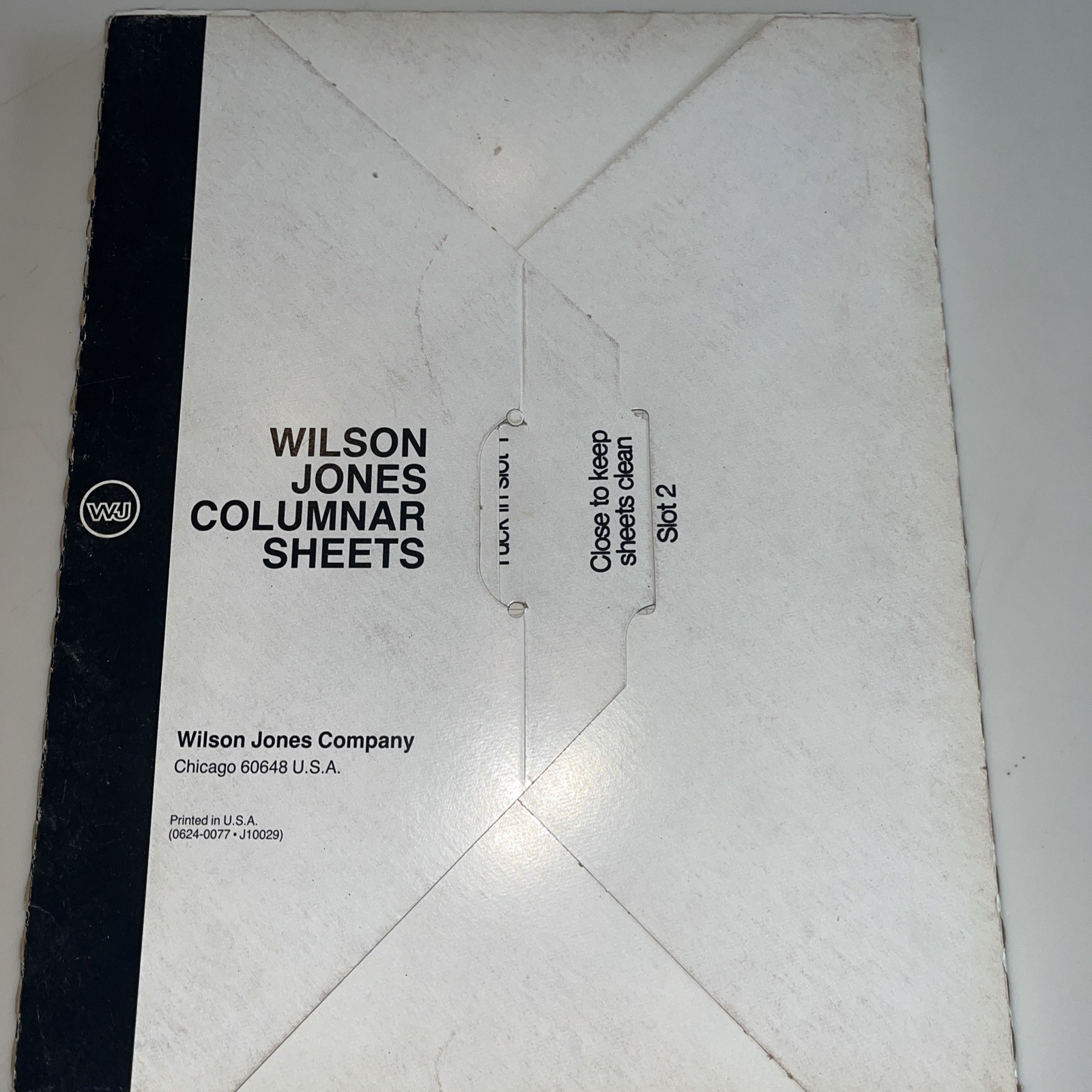 Wilson Jones 10-10A Columnar 100 Sheets 9-1/4 x 11-7/8 Post Binder Vintage Boxed