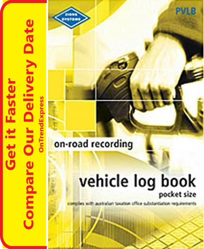 Vehicle Log Record Journal pocket size Zions Systems Compliant PVLB Car Truck