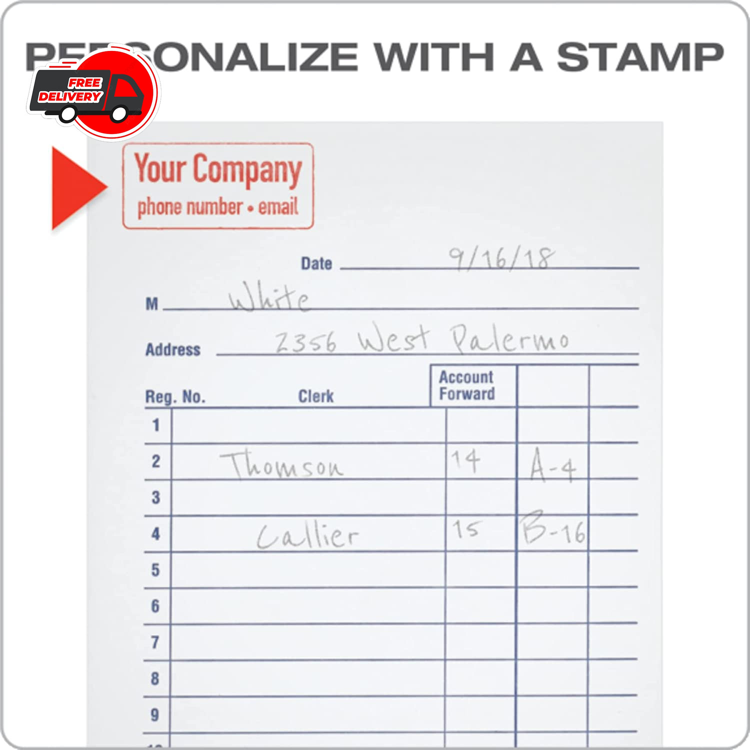 **Adams General Purpose Sales Book, Carbonless, (Pack Of 10) (DC3510)** The book