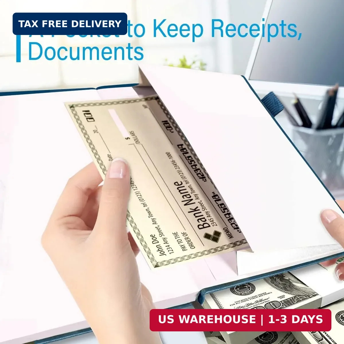 Check Registers for Personal Checkbook, Blugool Checkbook Register with Check &