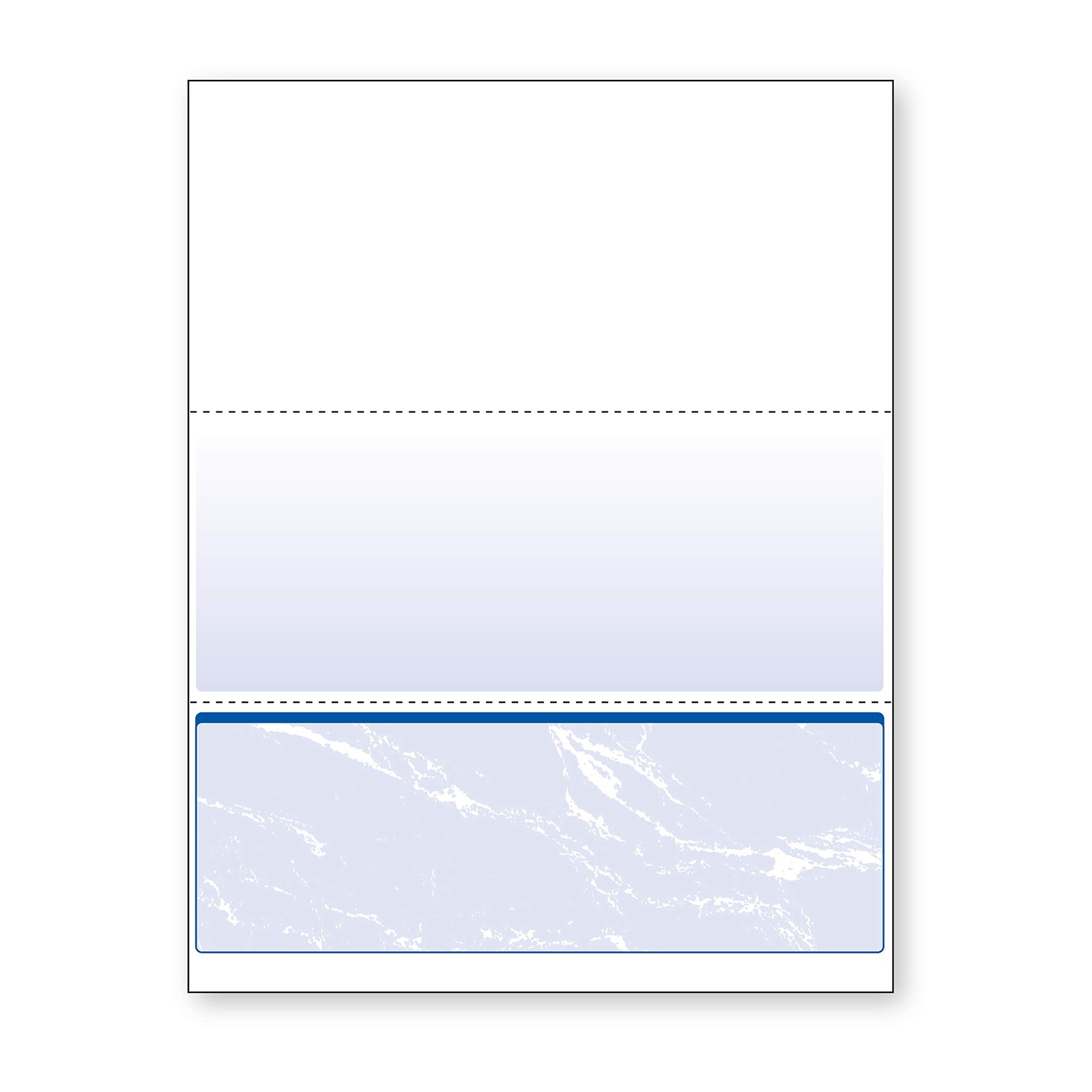 DocuGard Standard Security Check, 11 Features, 8.5 X 11, 500 Sheets, Blue