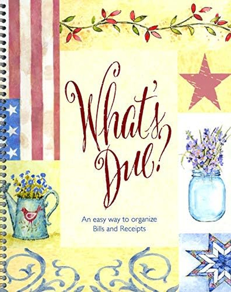 What’S Due? Country Edition – Keep Track of Monthly Bills – with Pockets for Rec
