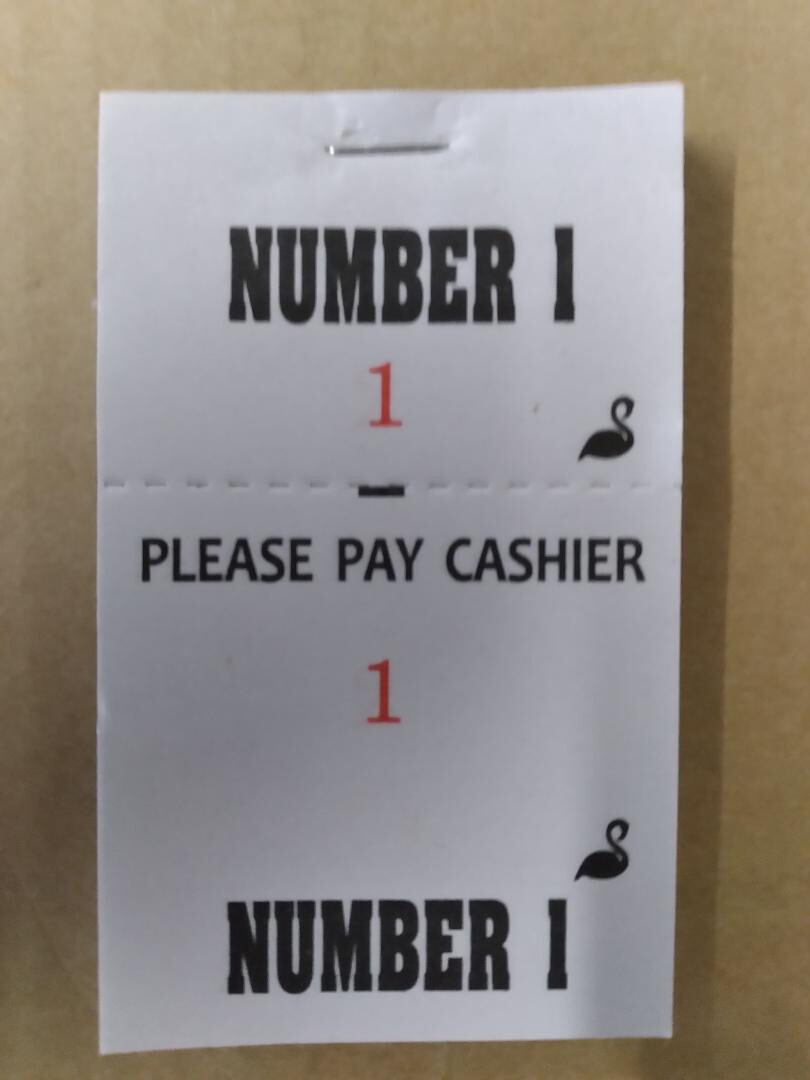 Barber Shop Receipt pads, Check Books (100 books)