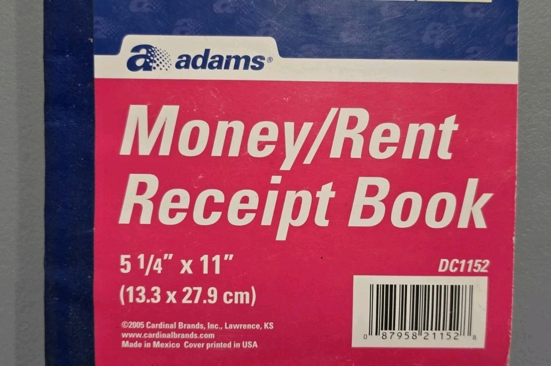Vintage Adams Money/Rent Receipt Book – 200 Sets – New Old Stock