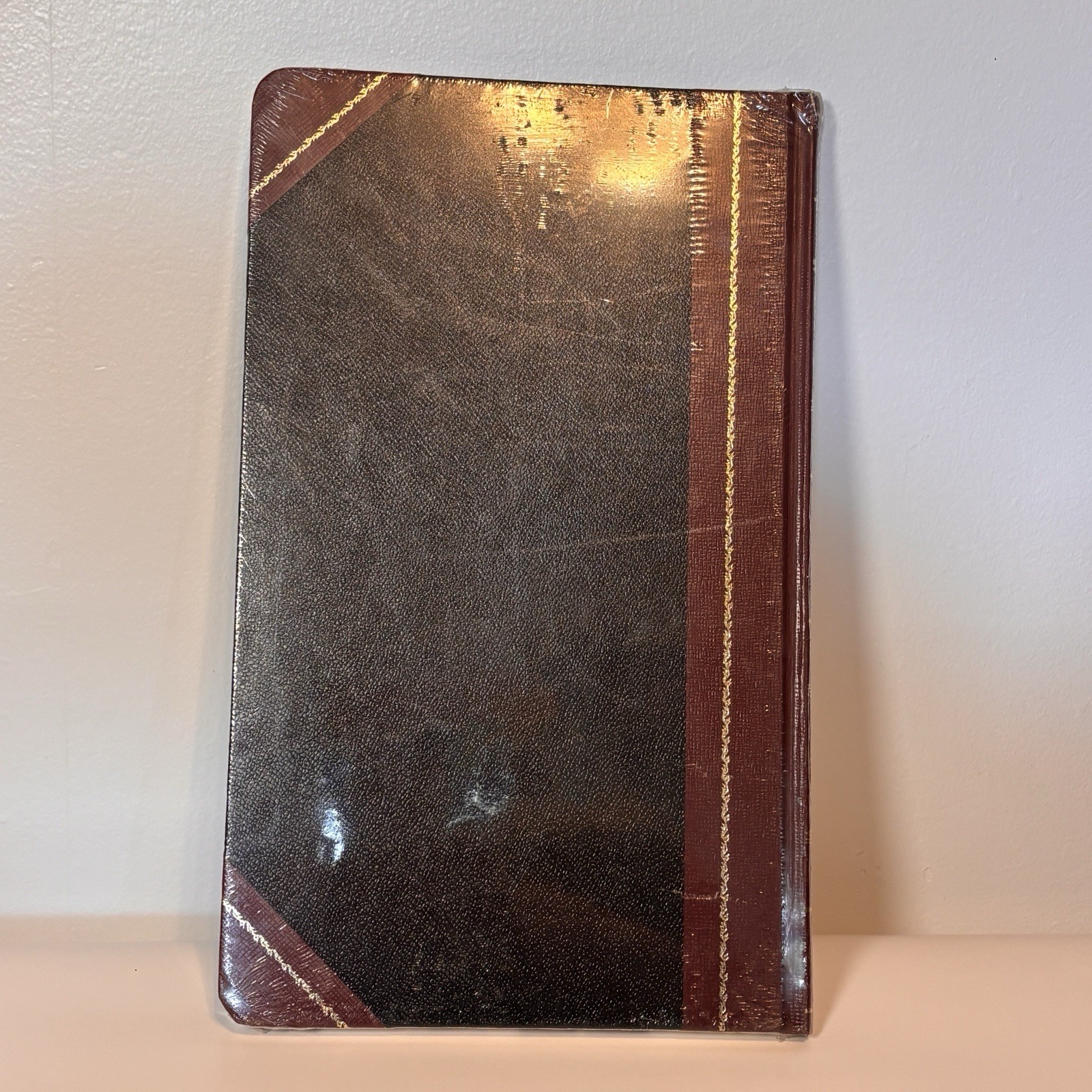 Vintage Sealed Boorum & Pease Columnar Acctg Book Record Rule Black Cover 150 Pg