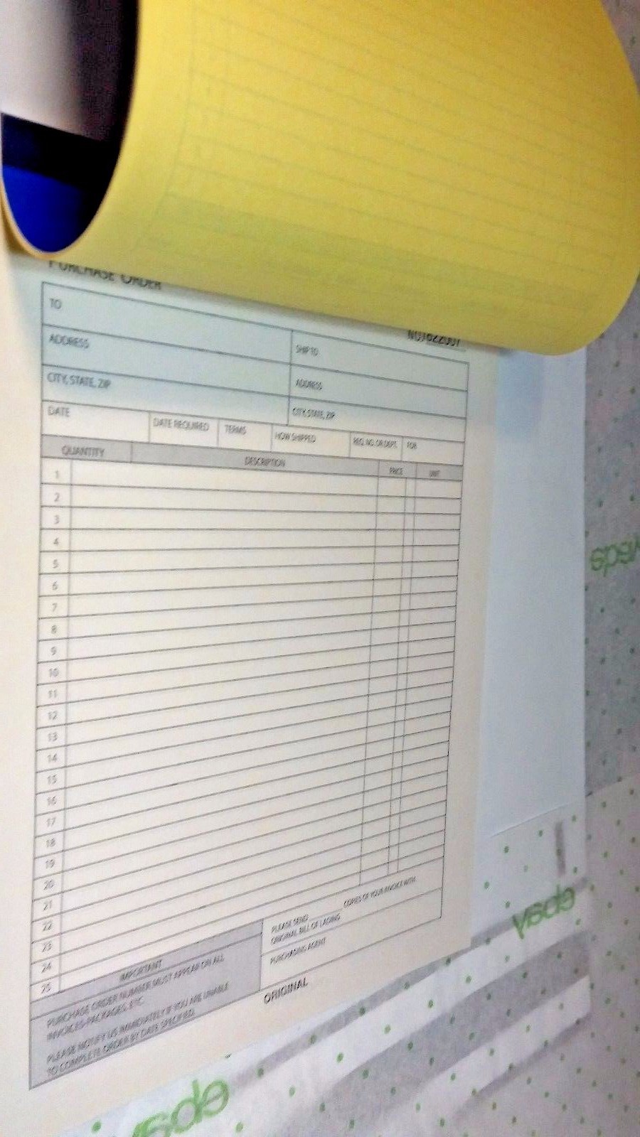 2pk Sales Order Book / Receipt Book 25 Duplicate Forms 81/2 inchx 11 free shppn