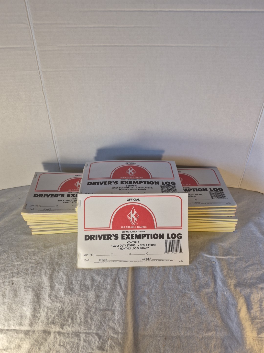 Pack Of 40 New JJ Keller Daily Driver Log Books, New,