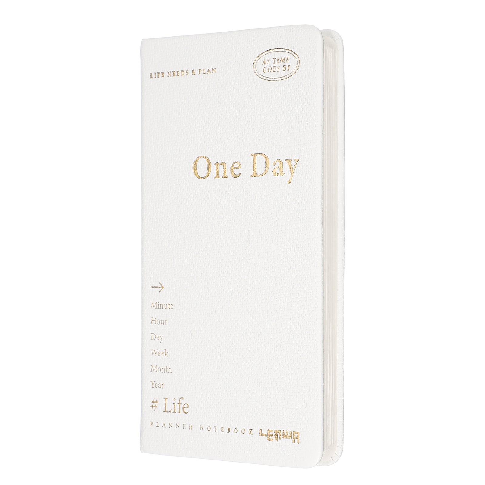 Daily Planner Notebook, 7 x 3.8″ to Do Notebook, White