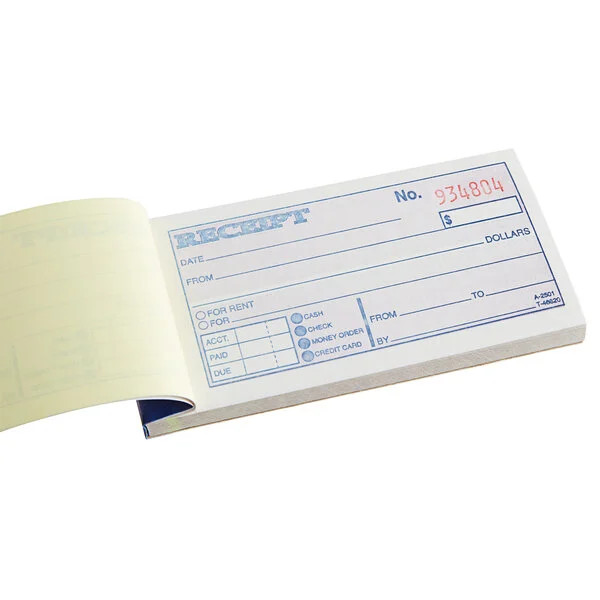 Adams DC2501 Money/Rent Receipt, 50 Carbonless Sets, 2 Part Form, 2 3/4″ x 5 3/8
