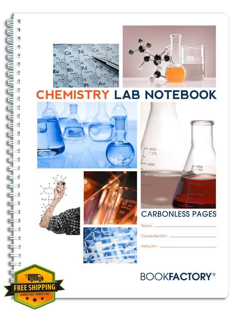 BookFactory Lab Notebook Carbonless 100pg