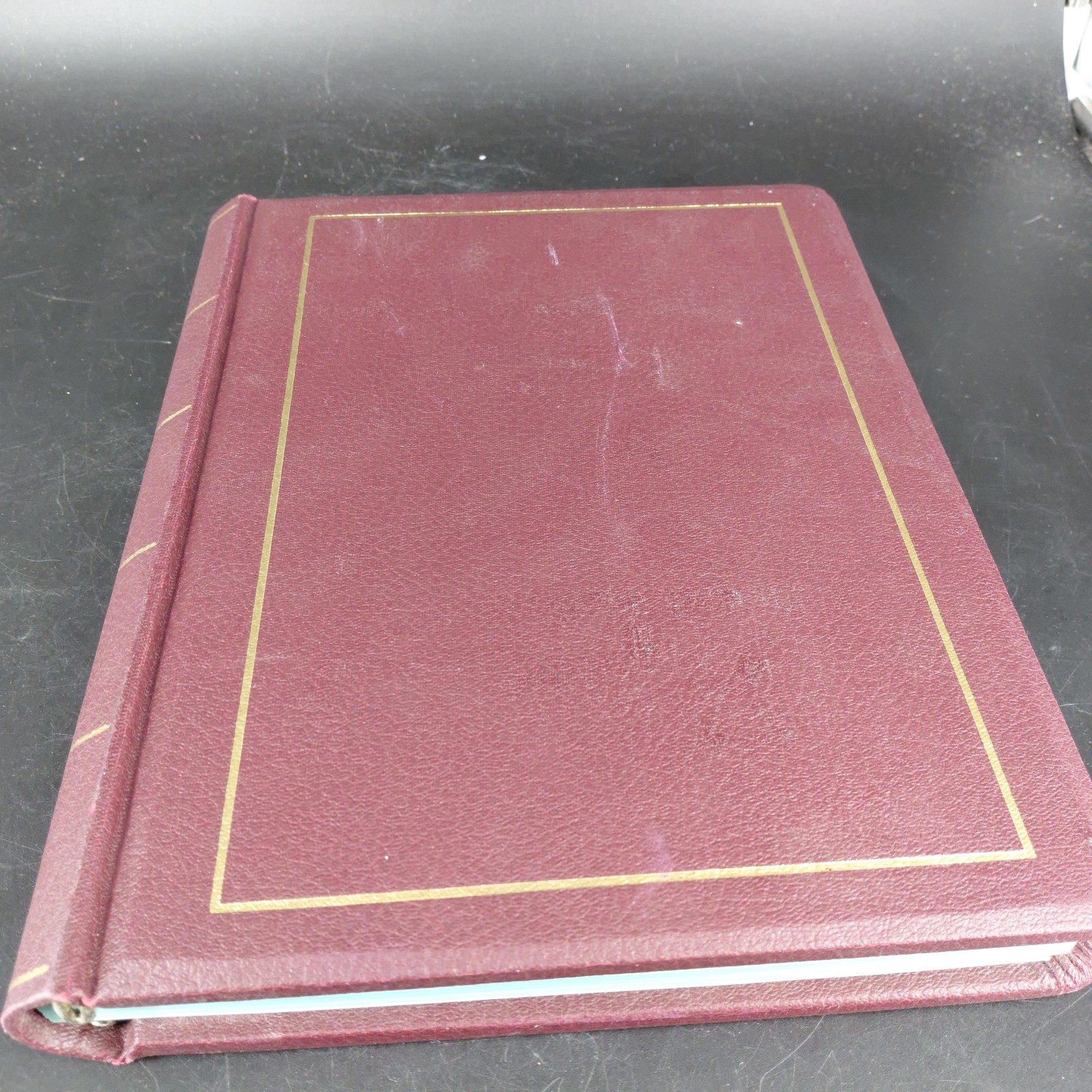 Wilson Jones Minute Record Book 396-11 Outfit 0396-11 Hardcover Burgundy USA