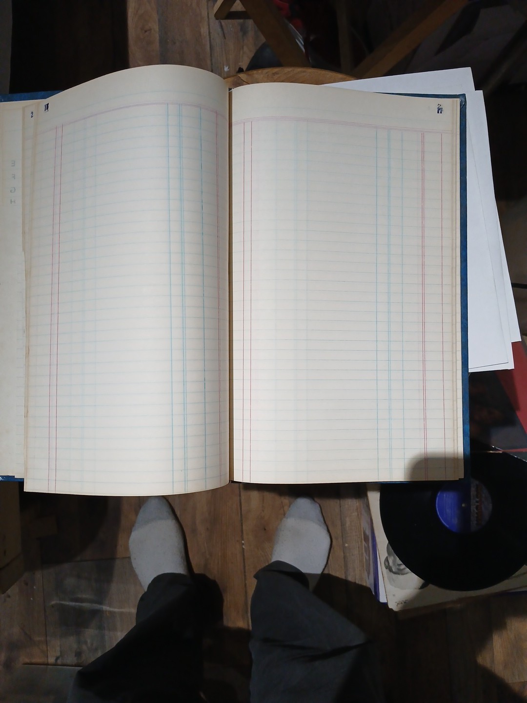 Vtg Mead Ledger Account Book Product Code 64520 Unused But Personalized In Side