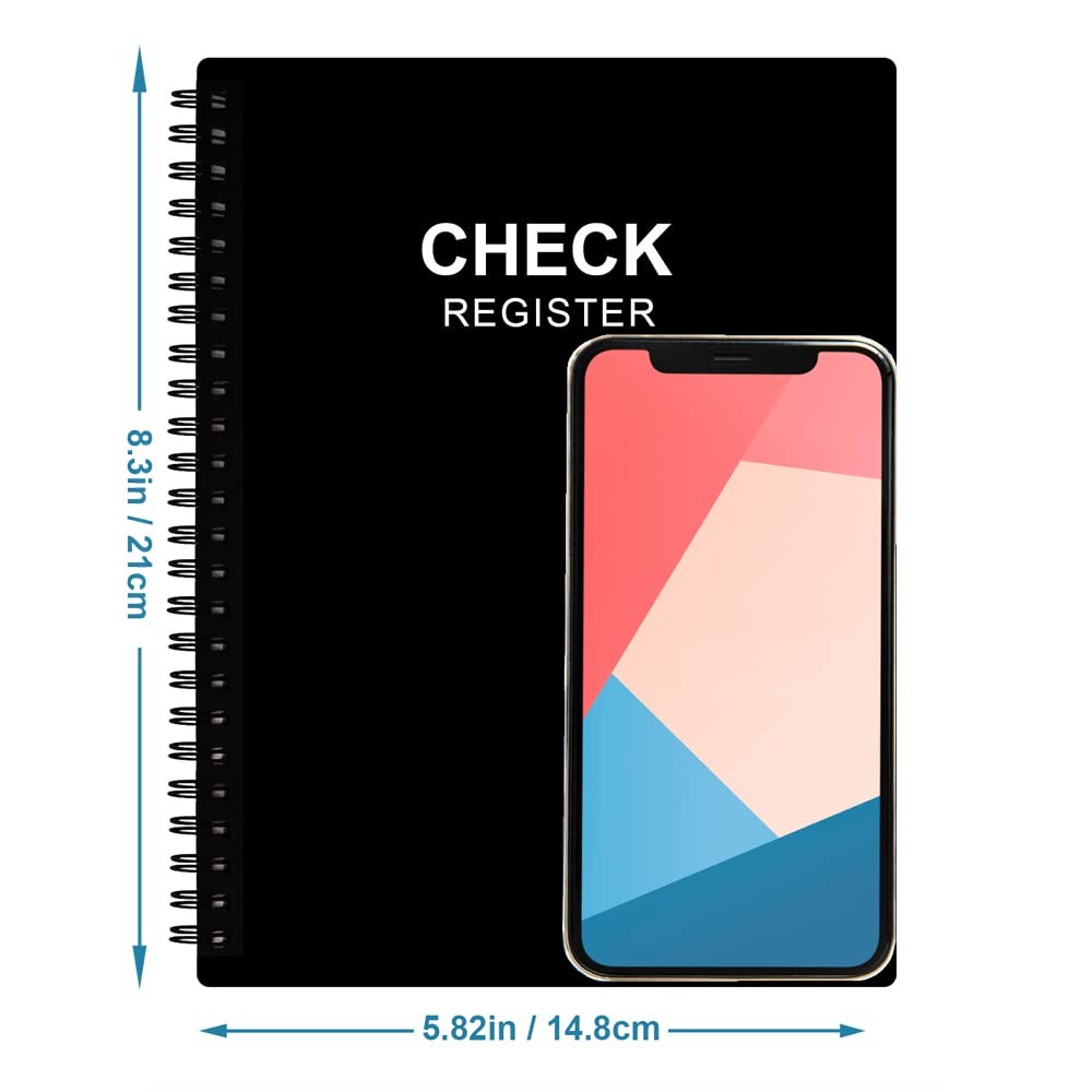 Check Register – A5 Check Book Register Books with Check & Transaction Regist…