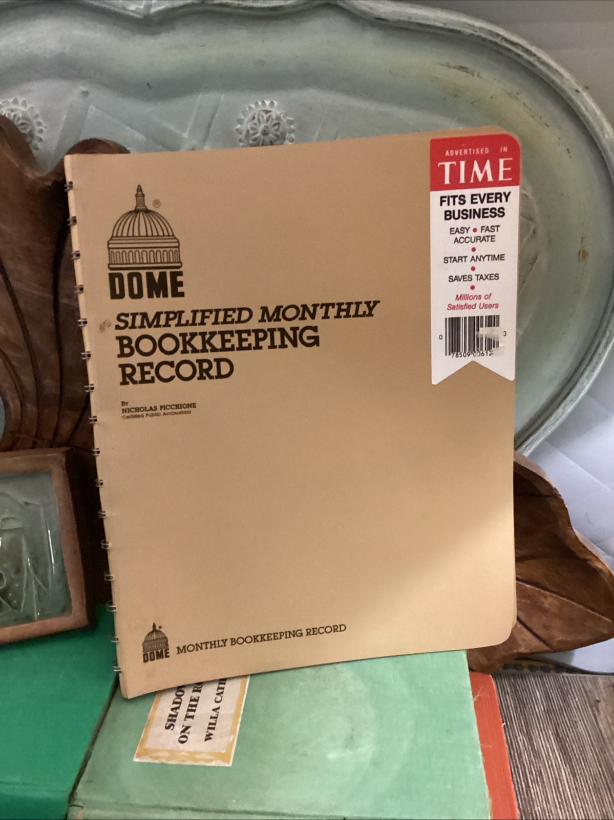 DOME Simplified Monthly Bookkeeping Record Book 2005 Spiral Bound New Old Stock