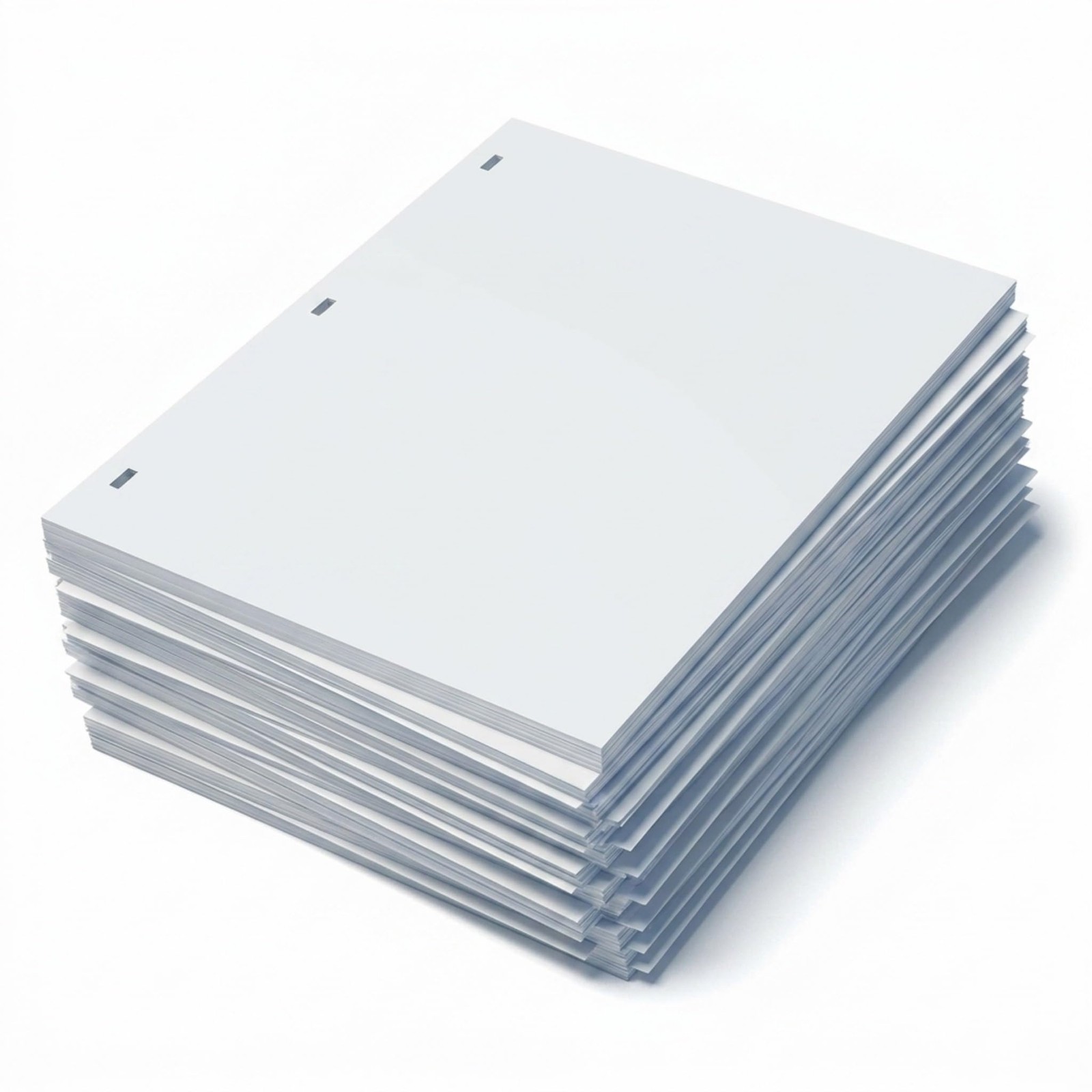 11 X 8.5 Inch Letter Size Minute Book Paper, 3 Hole Punched White Loose Leaf …