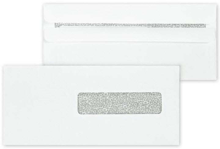 H0051 HCFA Blank Envelope Self Seal Right Window 9 1/2 x 4 1/8″ QTY 500