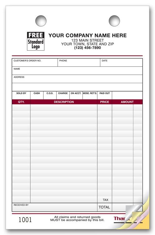 2531 Multi Purpose Register Forms Image Design Large Format5 1/2×8 1/2