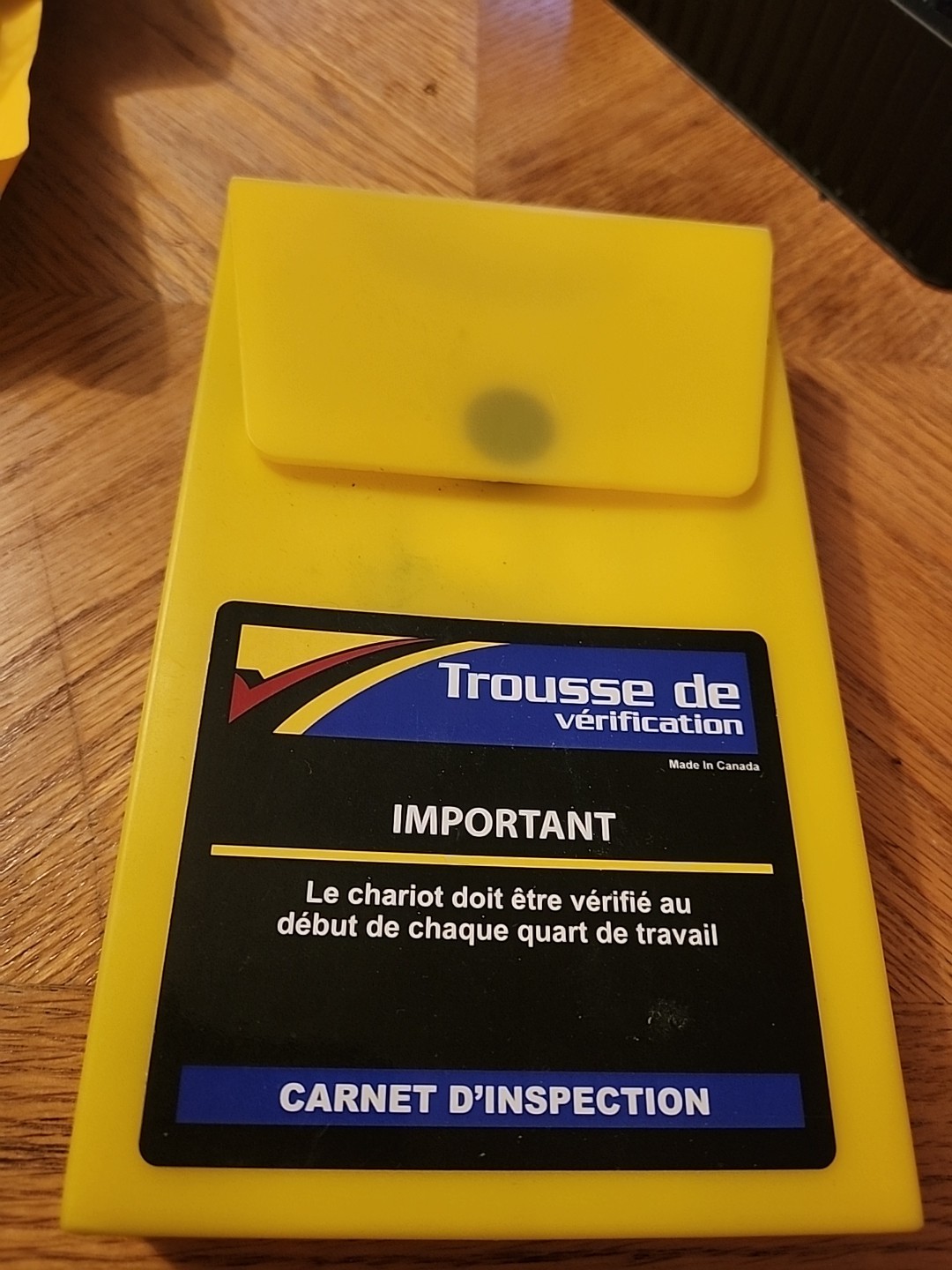 Trousse de Verification Checklist Caddy – Electric Pallet Truck (Walkie) French