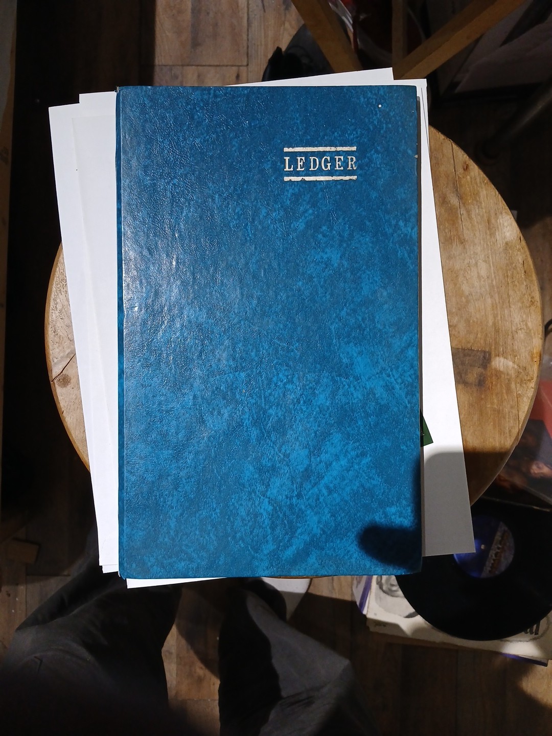 Vtg Mead Ledger Account Book Product Code 64520 Unused But Personalized In Side