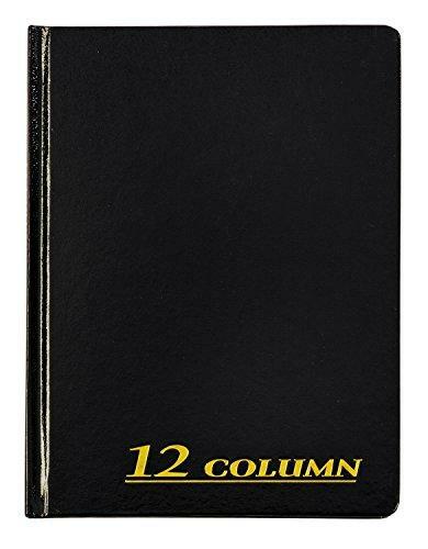 Adams Account Book, 12 Column, 7 x 9-1/4 Inches, 80 Pages (ARB8012M)