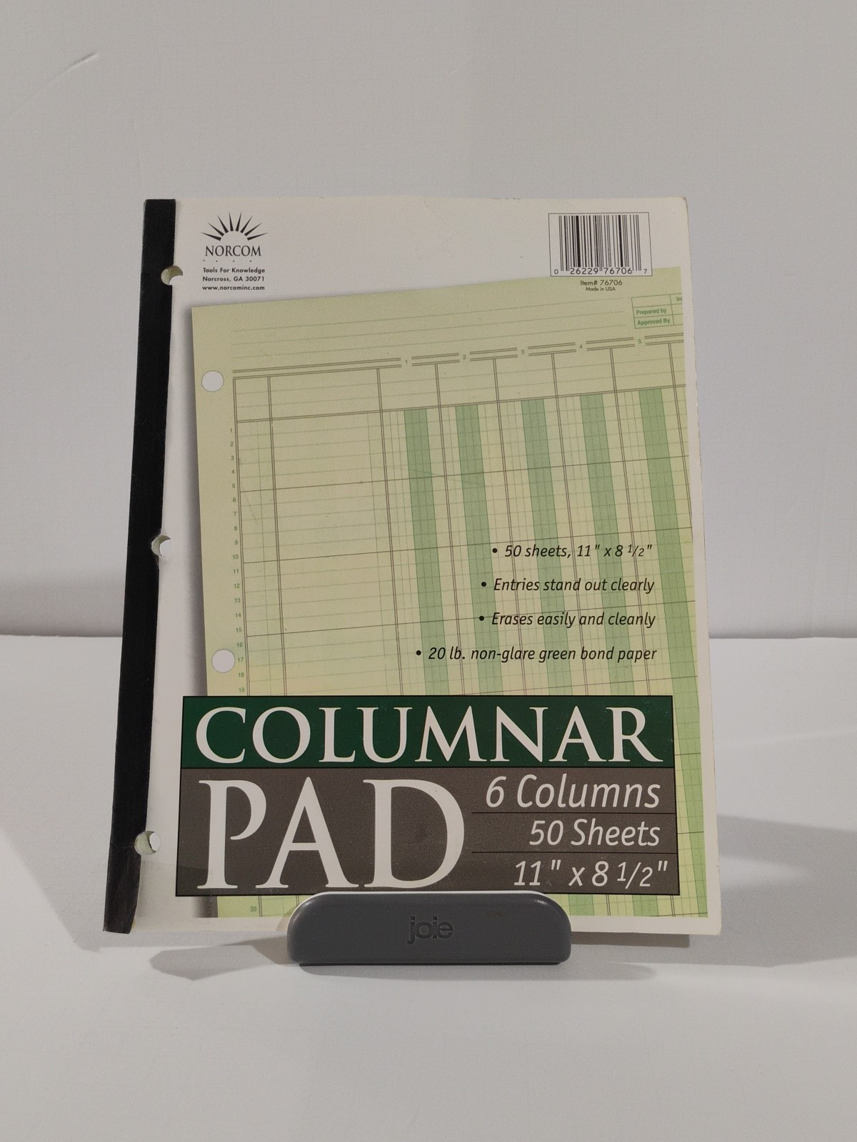 Norcom Columnar Ledger Pad 6 Columns 8.5″ x 11″ Letter Size 50 Sheets