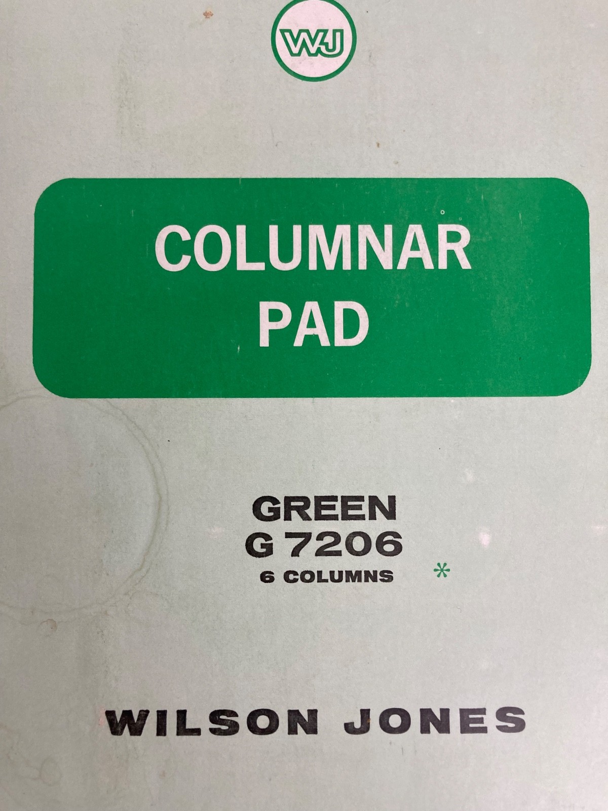Columnar Ledger Pads 1967 Wilson Jones G7203 G7206 3 & 6 Column Vintage