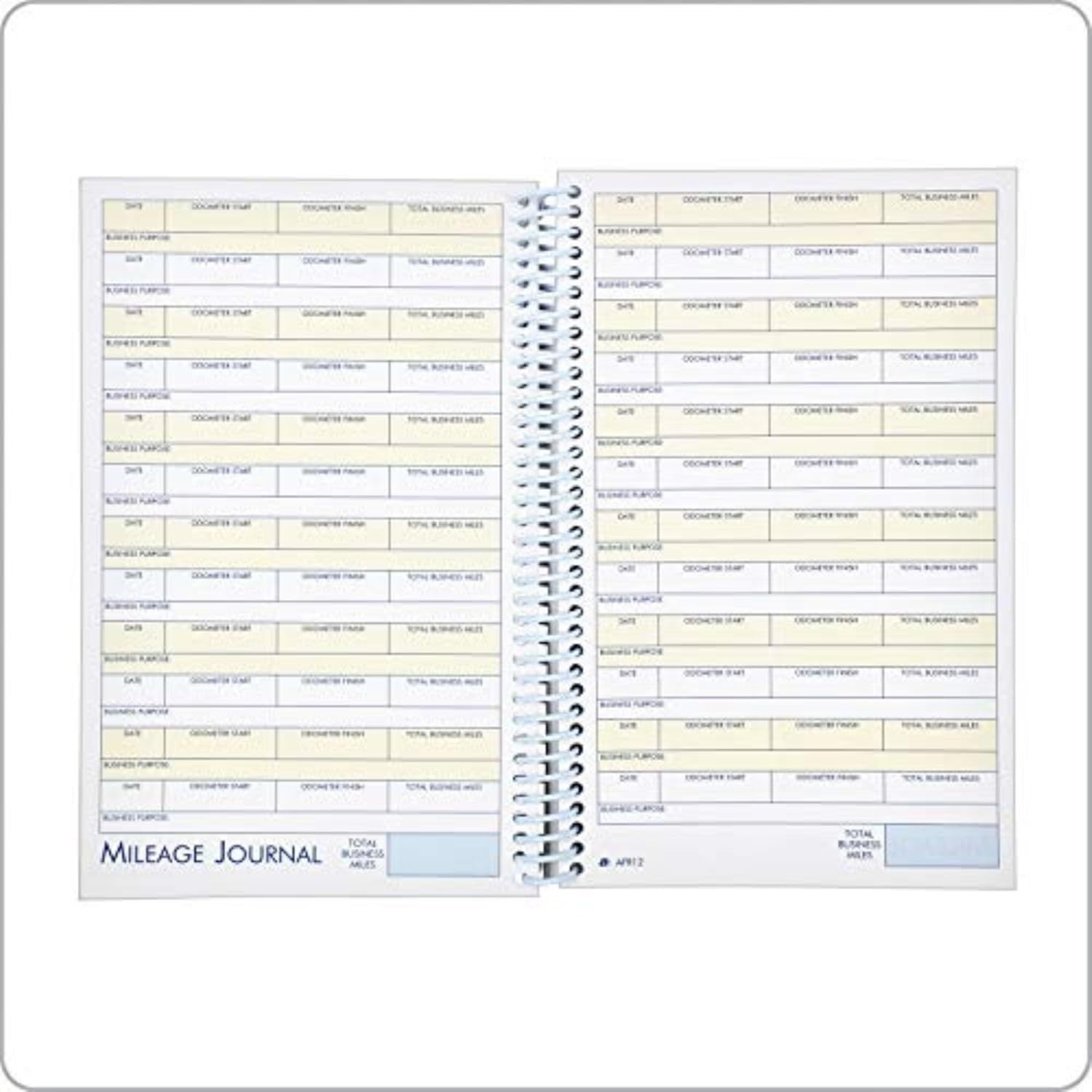 ABF Vehicle Mileage and Expense Journal, 5-1/4″ x 8-1/2″, Fits the Glove Box,…