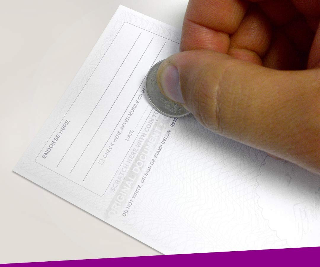 – Blank Check Stock for Laser/Ink-Jet, 8-1/2 X 11″ 24# Lb, 500 Sheets per Pack (