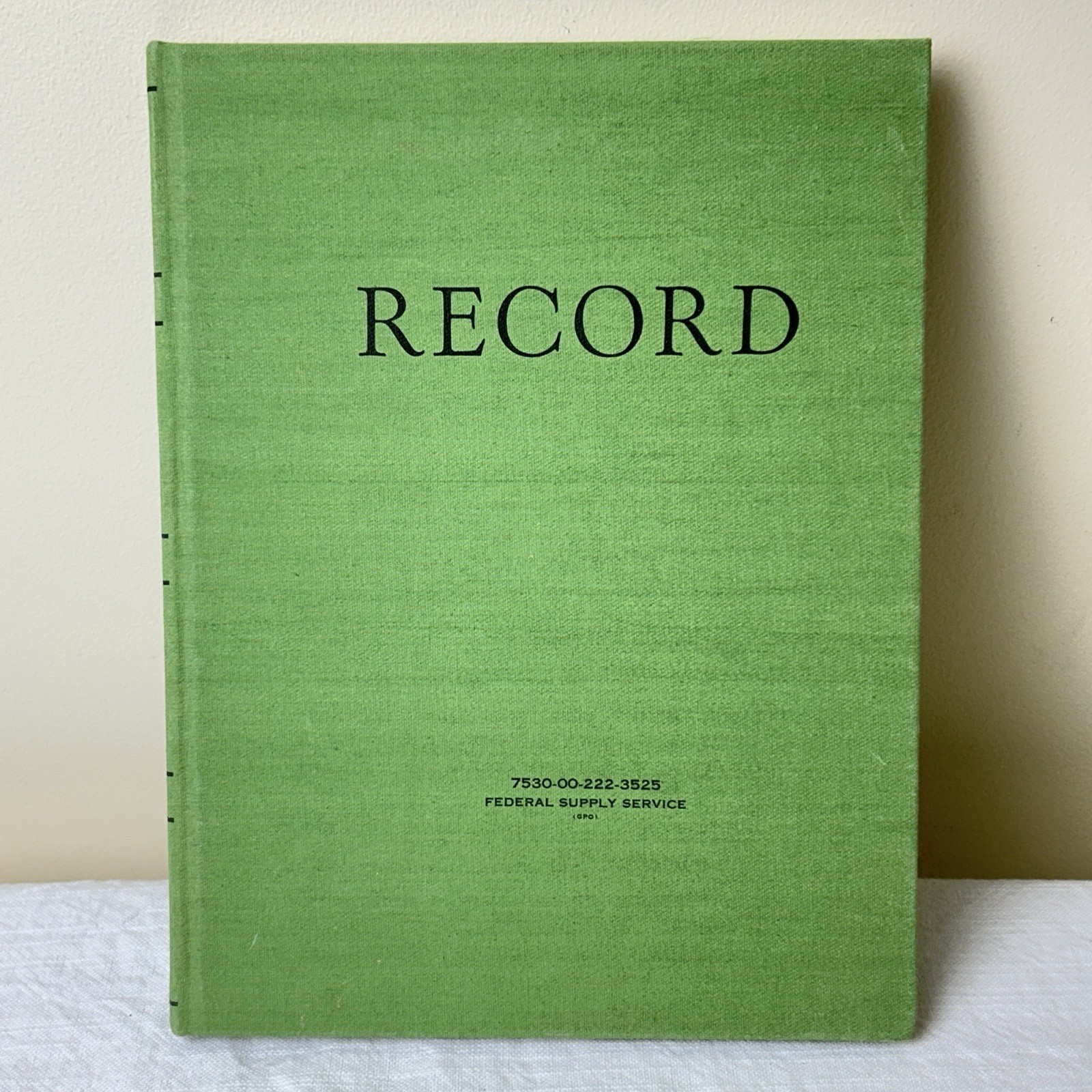 Lot of 4 – Federal Supply Service Record Books Unused 8”x 10.5″ 7530-00-222-3525