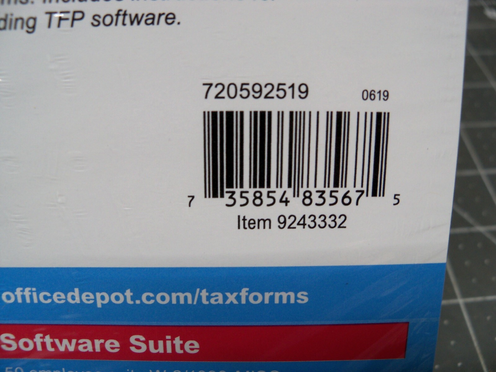 Office Depot 1099-MISC Tax Forms W Software 2019 4-Part 25 pk Staples USA Seller
