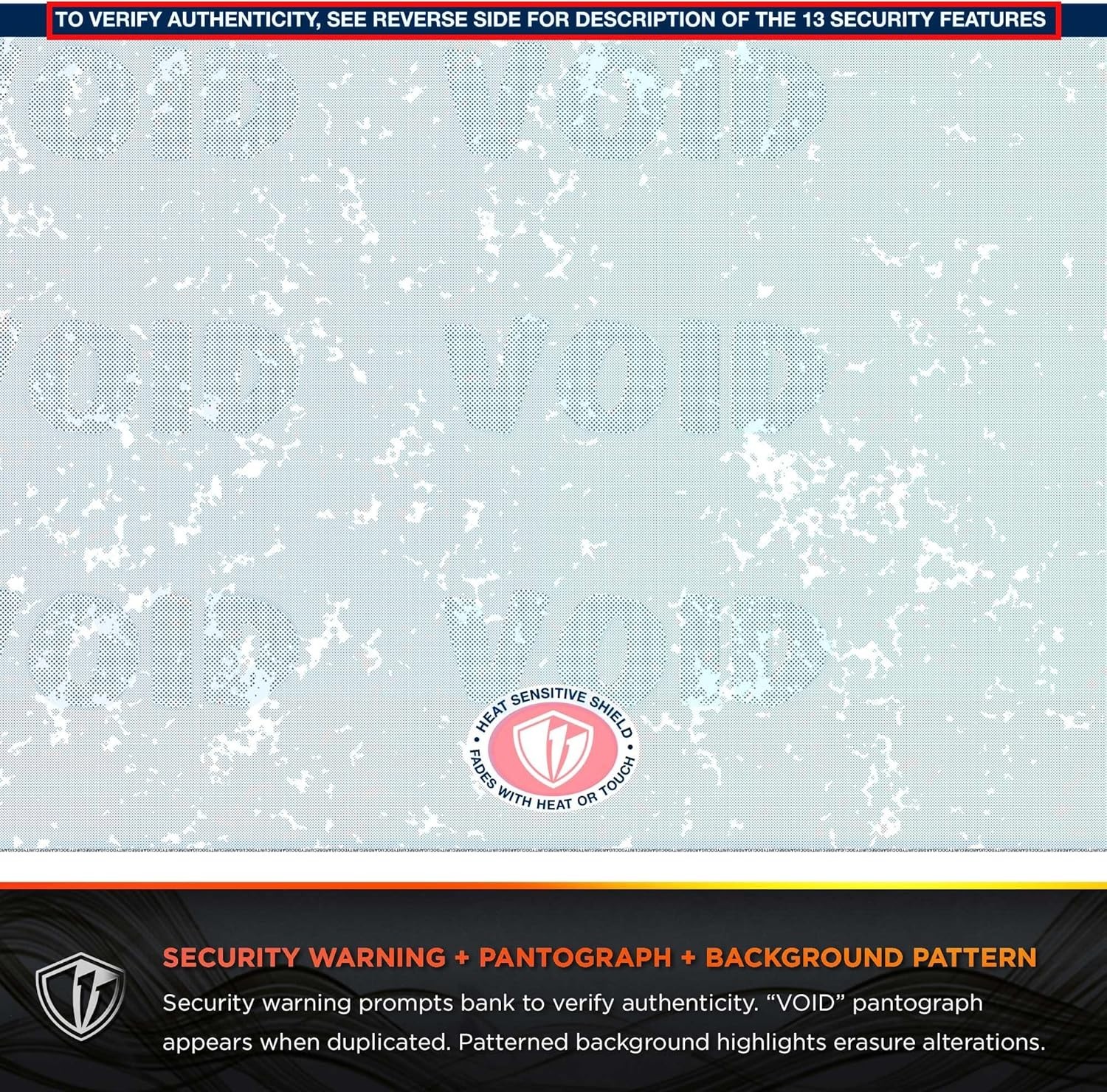 Premier Prismatic Top Business Checks – 500 Sheets