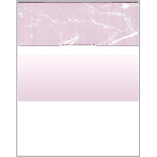 125 Blank Check Stock Paper Check on Top – Burgundy