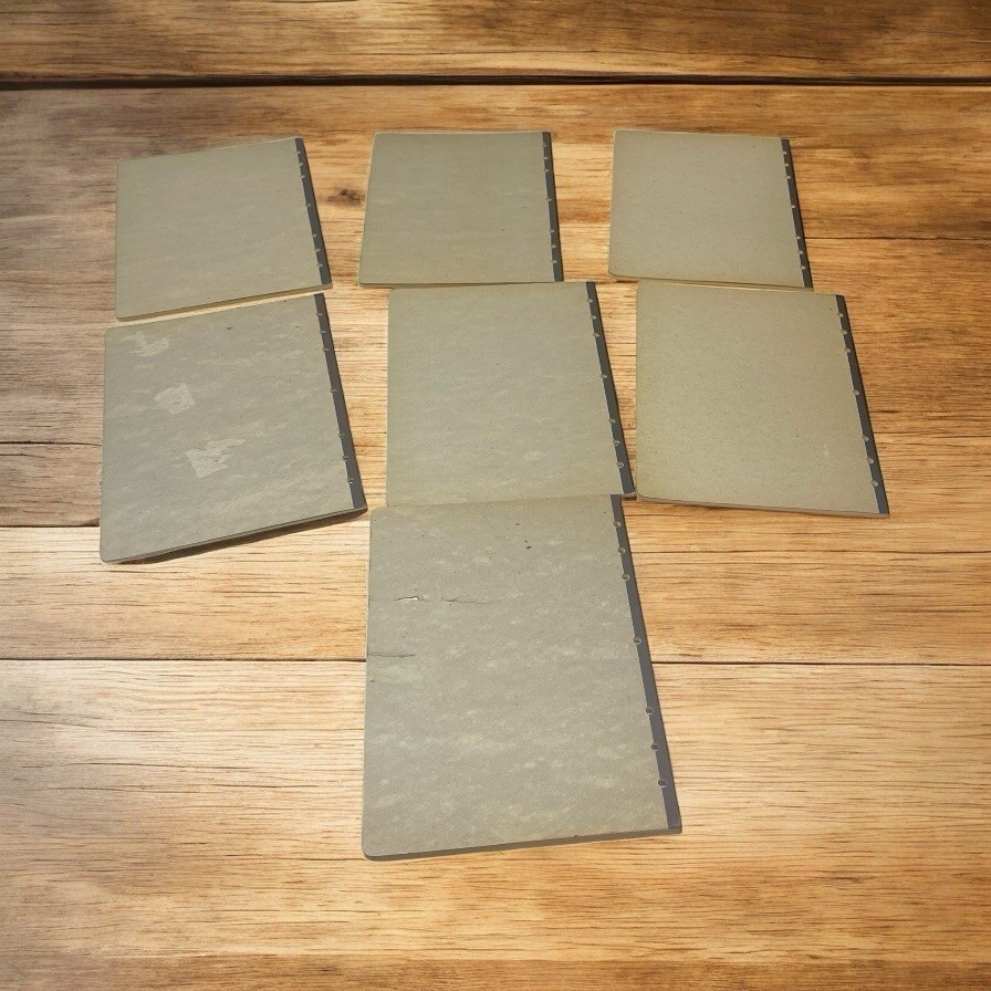 7 Vintage WILSON JONES Columnar Pads Buff 7207 7 Columns