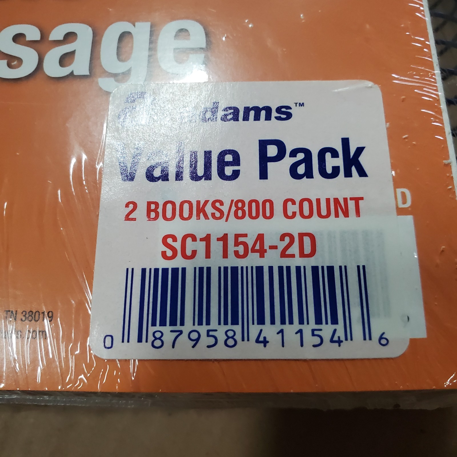 New Adams Phone Message Book 2 Carbonless Parts 2 Spiral Books 800 Sheets Total