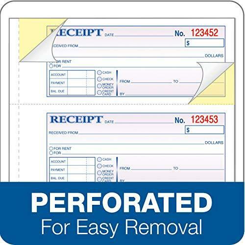 TOPS Money/Rent Receipt Book, 3-Part, Carbonless, 11 x 7-5/8 Inches, 4