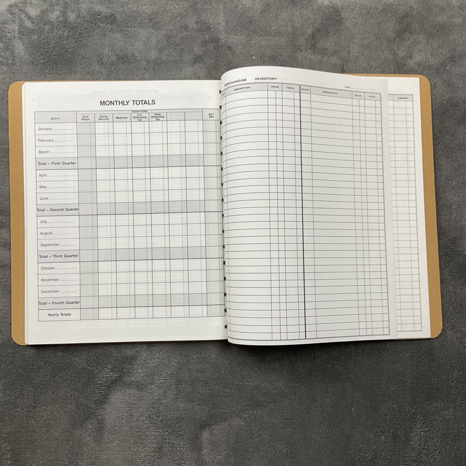 DOME Simplified Monthly Bookkeeping Record Spiral Bound #612 Nicholas Picchione
