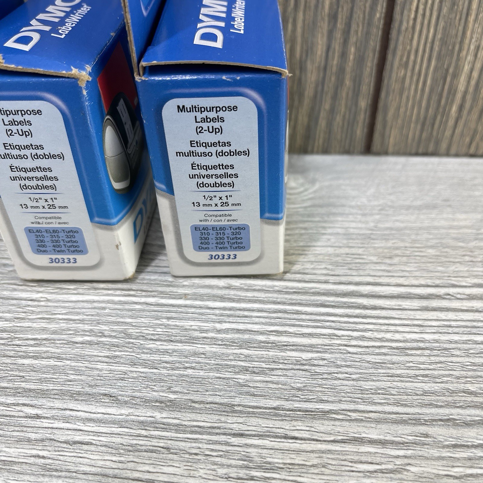 DYMO LabelWriter Multipurpose Labels 1/2 x 1 White 1000 Labels/Roll 30333 Lot 3
