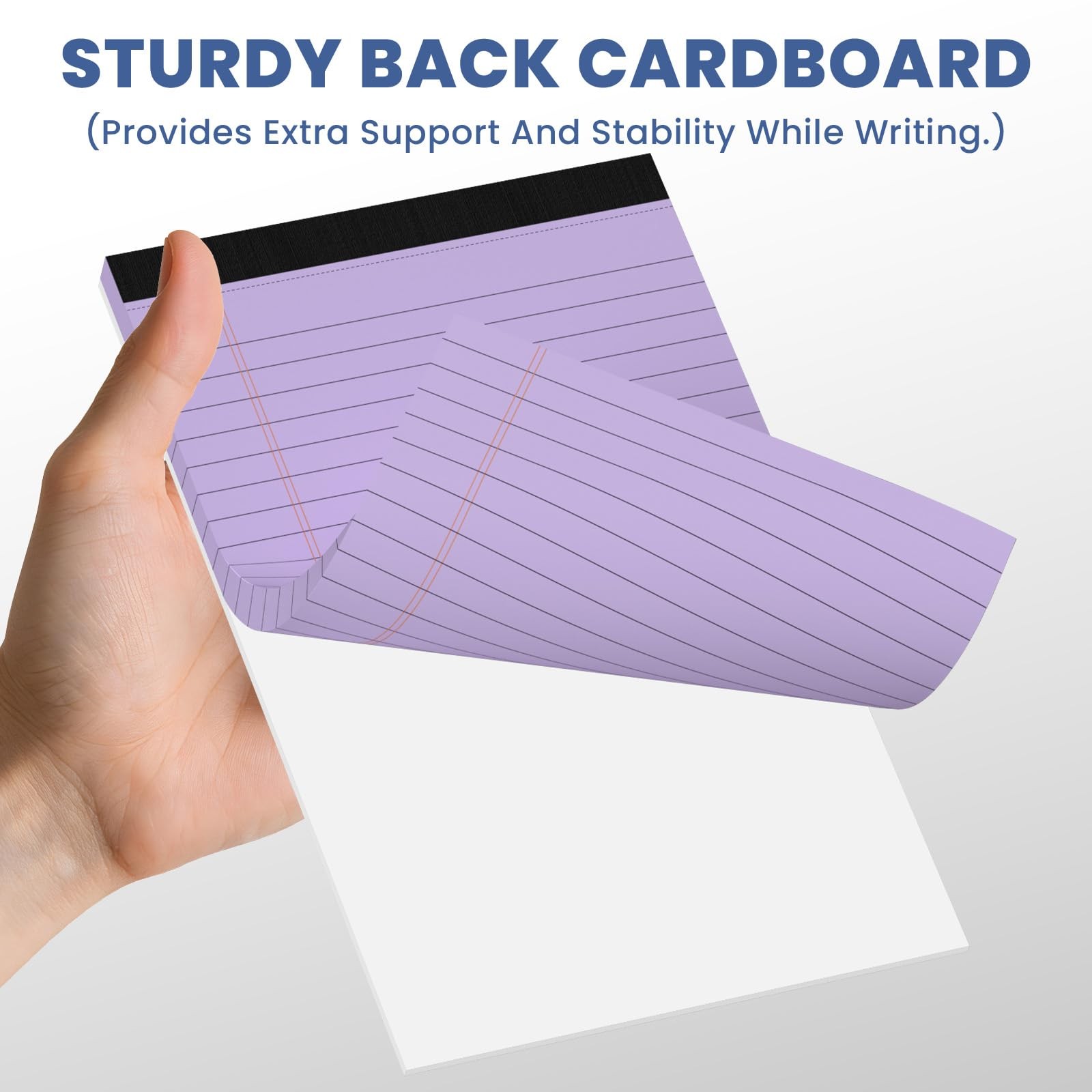 12pcs Small Note Pads, Colored Notepads 5×8 College Ruled Notebook, Writing P…