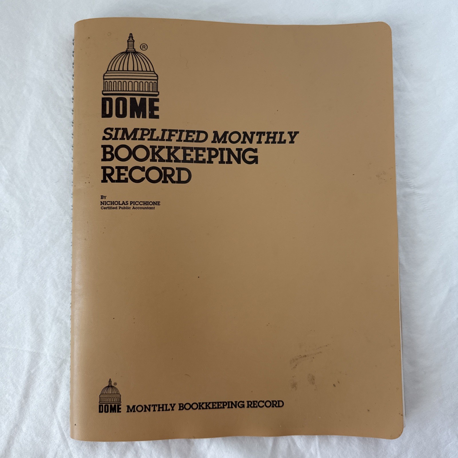 Lot Of 2 Dome Simplified Monthly Bookkeeping Record Notebooks 2013 & 2019